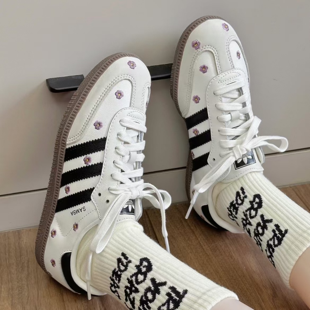 🎉（ของแท้ 100 %）adidas originals Samba OG IF4398สีขาว