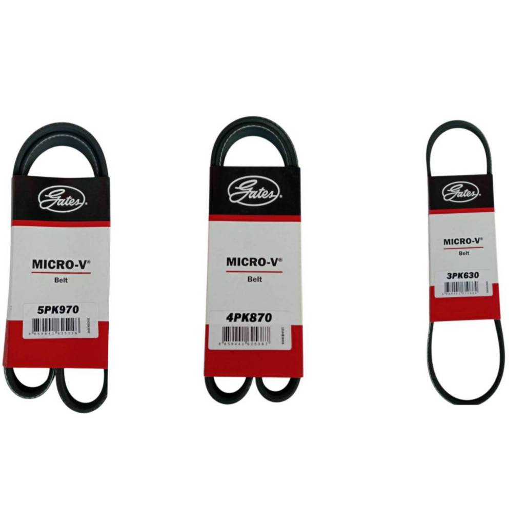 สายพาน หน้าเครื่องCOROLLA AE110-101 1.5-1.6 ( 5A-p,4A-FE ) ไดร์ชาร์ท เพาเวอร์ เบอร์ 5PK970 / 4PK870 