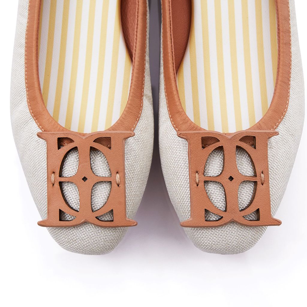 O&B รองเท้าผ้าแคนวาส รุ่น AUDREY CIAO IN CAPRI BROWN-11261SA09661F_S5BRXX