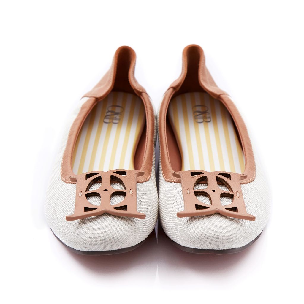 O&B รองเท้าผ้าแคนวาส รุ่น AUDREY CIAO IN CAPRI BROWN-11261SA09661F_S5BRXX