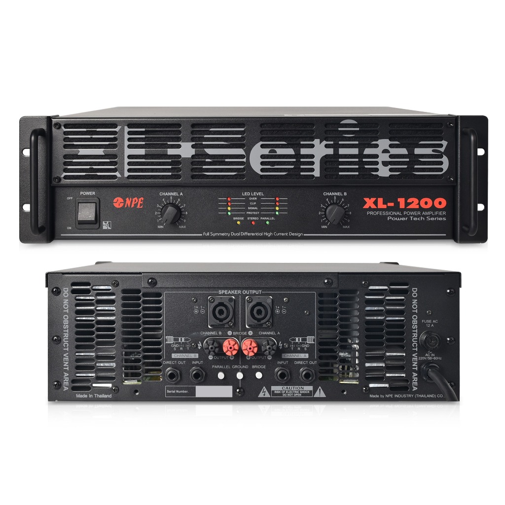 NPE Stereo Power Amplifier XL-1200
