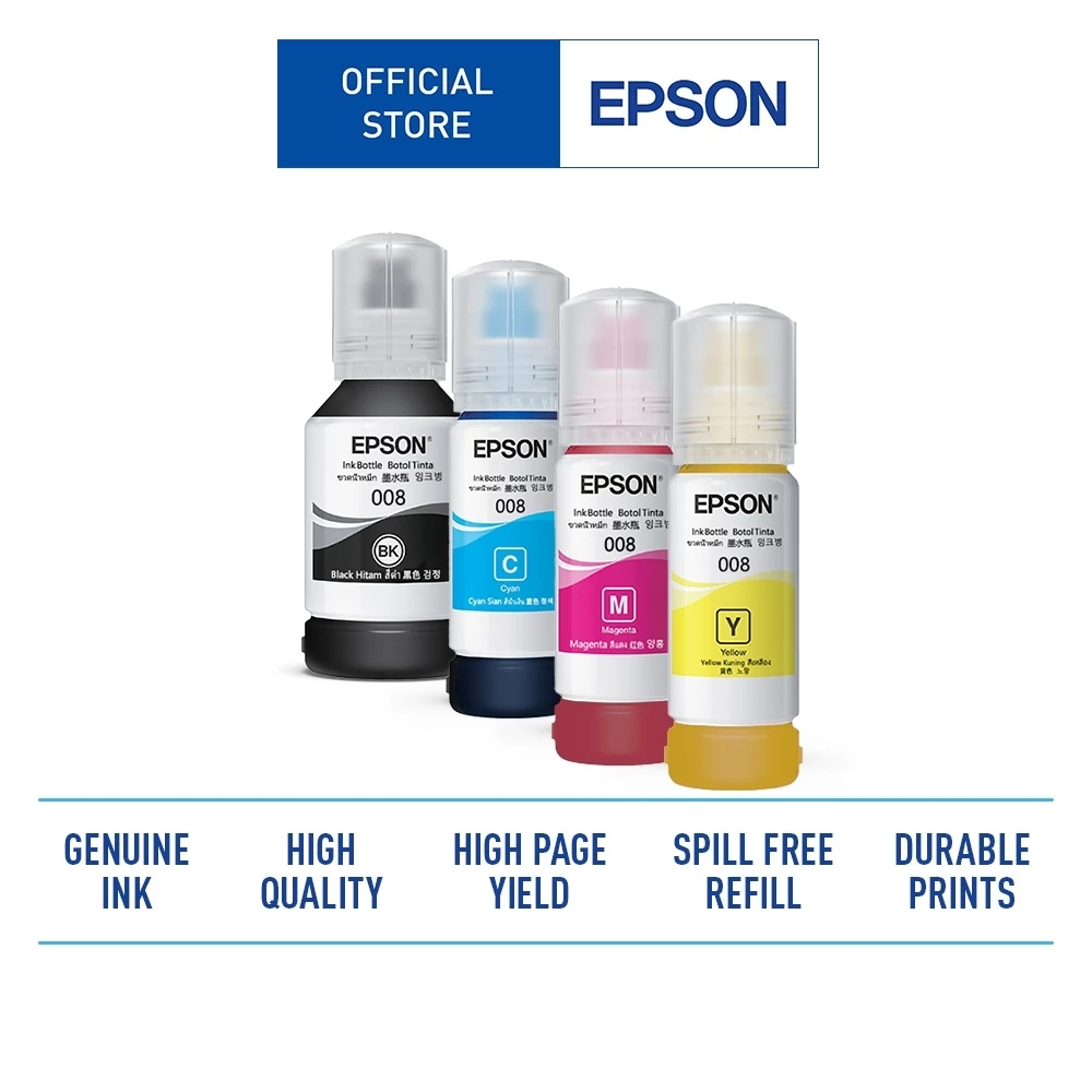 icon arrow left boldicon arrow right bold Share:   Favorite (23) หมึกแท้ EPSON 008 4 สี หมึกกันน้ำทุกสี 008 BK/C/M/Y L