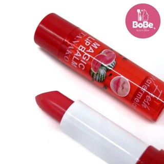 {12แท่ง} TANAKO Watermelon Magic Lip Balm ลิปบาล์มมีสี บำรุงริมฝีปาก เนียนนุ่ม กลิ่นแตงโม no.HT044