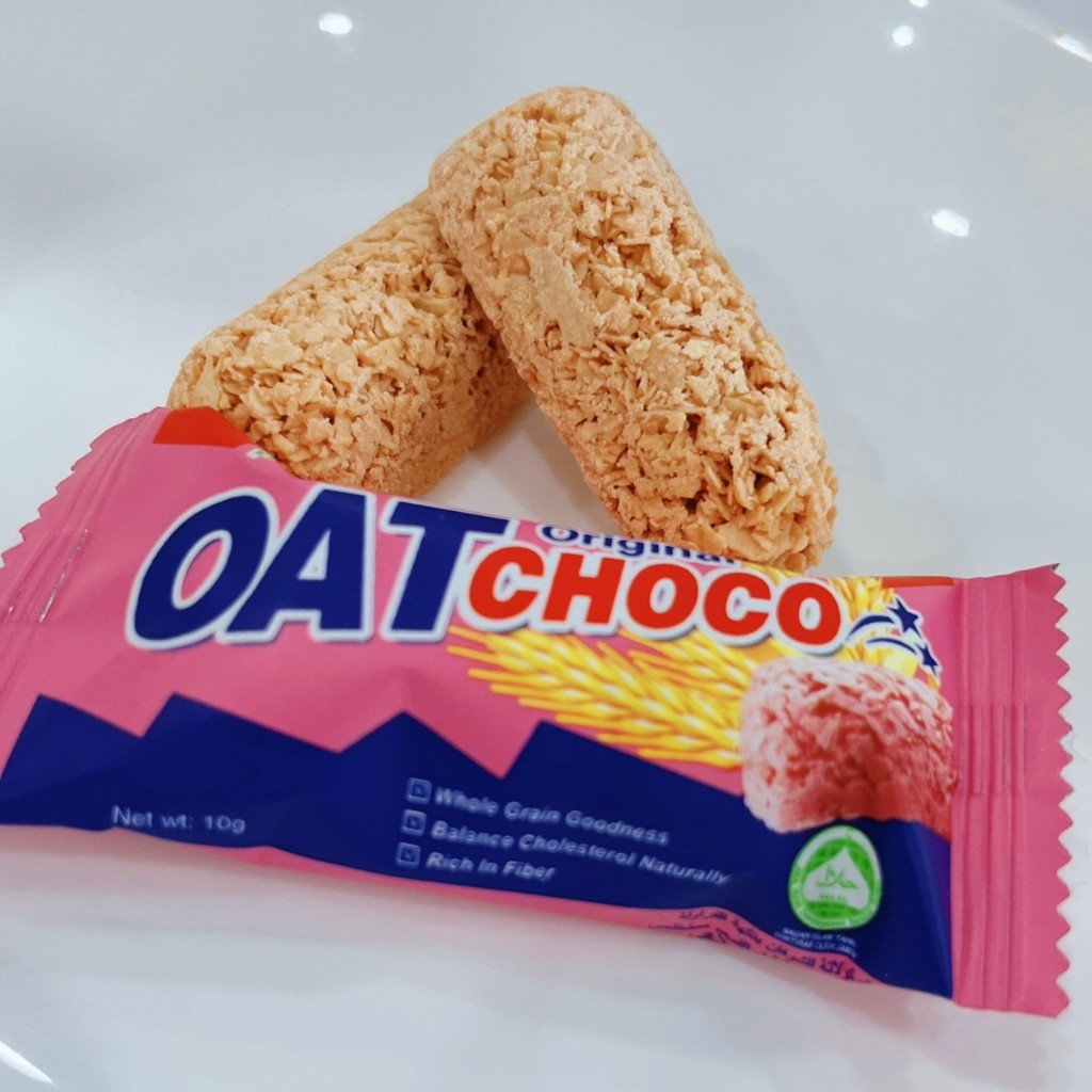 เซ็ท 2 แถม 1 ขนมข้าวโอ๊ตอัดแท่ง 1 ห่อมีสามรสชาติ ออริจินอล ช็อกโกแลตและสตอเบอร์รี่ - รูปที่ 5
