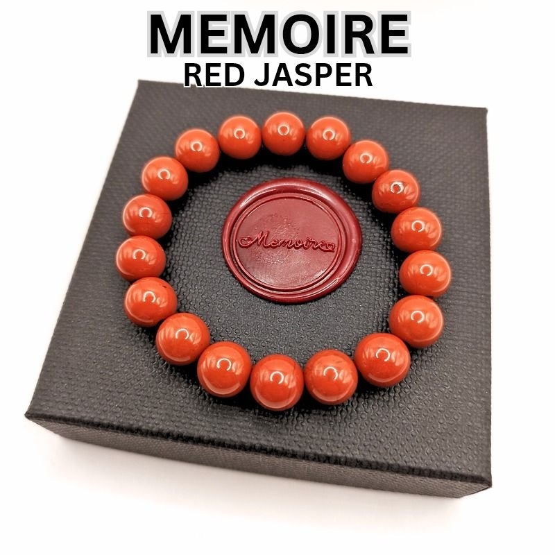 RED JASPER กำไลหินแท้ เรส แจสเปอร์ หินนำโชค ธรรมชาติแท้