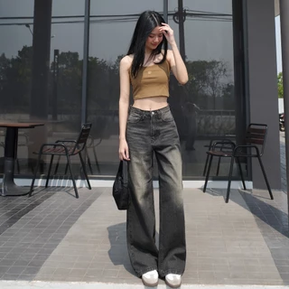 กางเกงยีนส์ขากระบอกใหญ่ รุ่น Goody Jeans