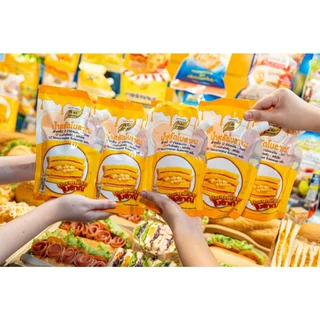 (มีฮาลาล) น้ำสลัดโบราณ แบบถุง ขนาด 450 กรัม ทำไส้แซนด์วิช โทสต์ น้ำสลัด แซนวิชโบราณ ตรา เพียวฟู้ดส์