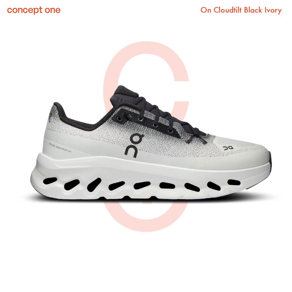 Conceptone On Running Cloudtilt Black Ivory (W) รองเท้าผ้าใบ
