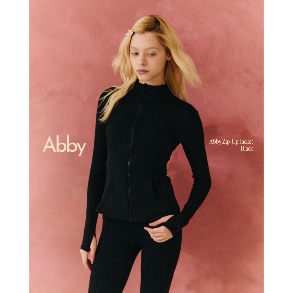 when.we.stretch - Abby Zip-Up Jacket (สินค้าพร้อมส่ง)