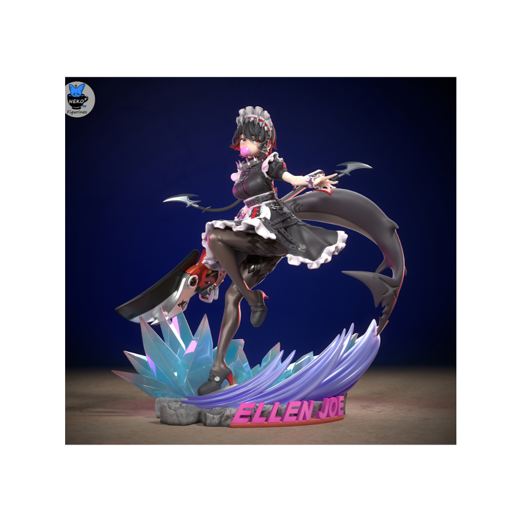 โมเดลดิบยังไม่ทำสีจาก  Zenless Zone Zero : Ellen Joe [เรซิ่น]