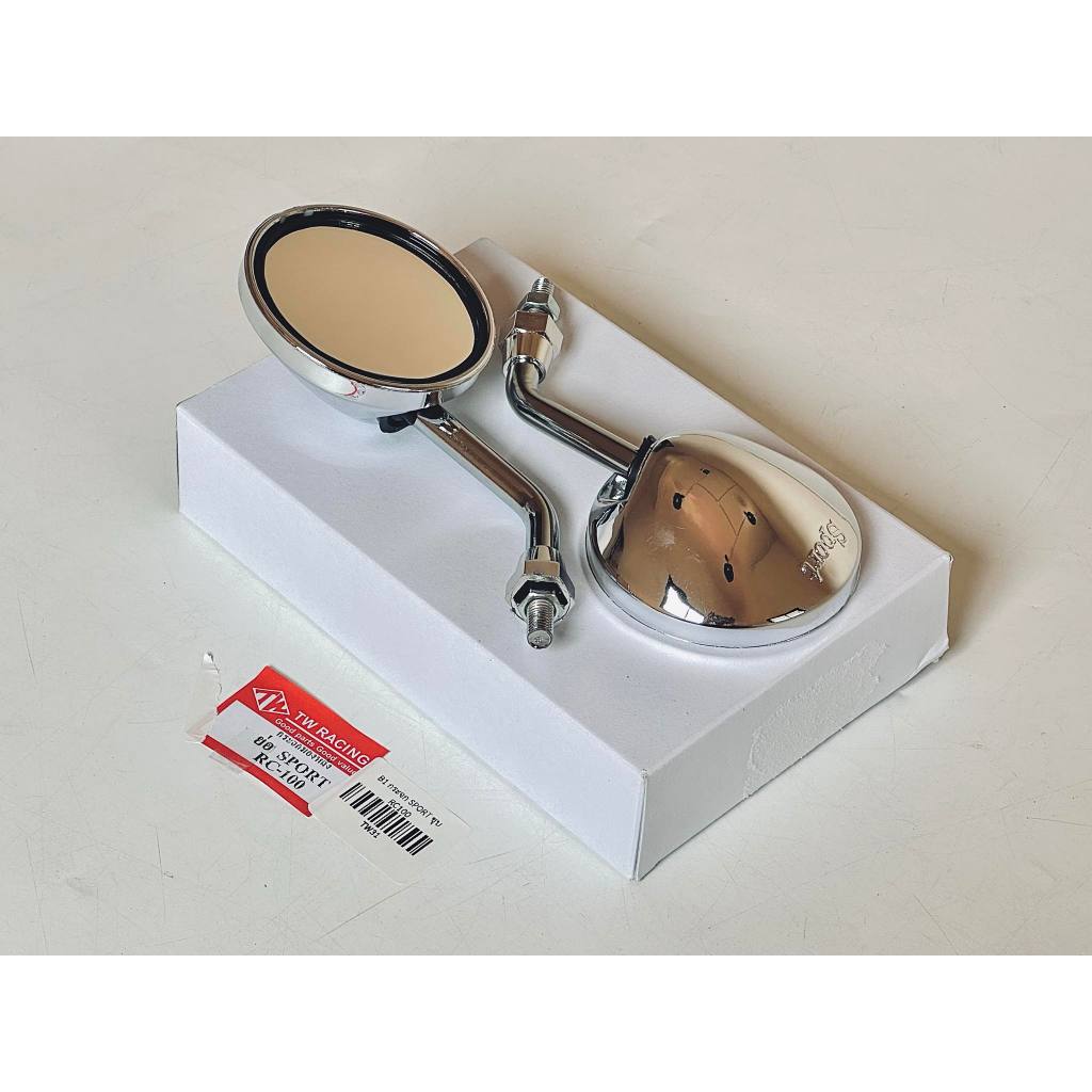 กระจก rc100 ทรง sport ชุบ  TW B1