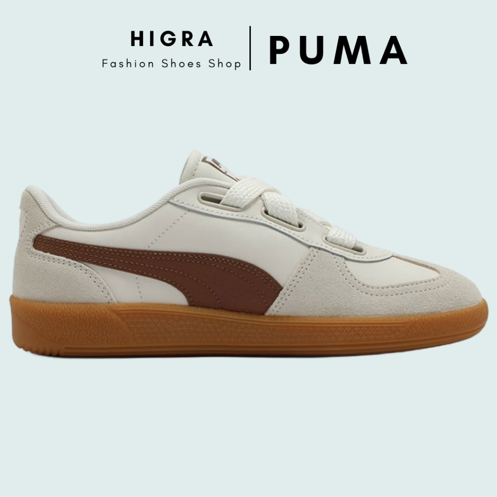ของแท้ 100% Puma Palermo Wide Lace SD 402109-03 "Frosted Ivory/Brown Mushroom"  Women's Shoes