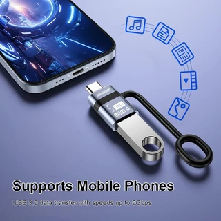 MEEGOO อะแดปเตอร์OTG OTG Converter ตัวแปลงไดรฟ์U USB3.0ตัวเมียTOType-Cตัวผู้ สำหรับมือถือ แท็บเล็ต