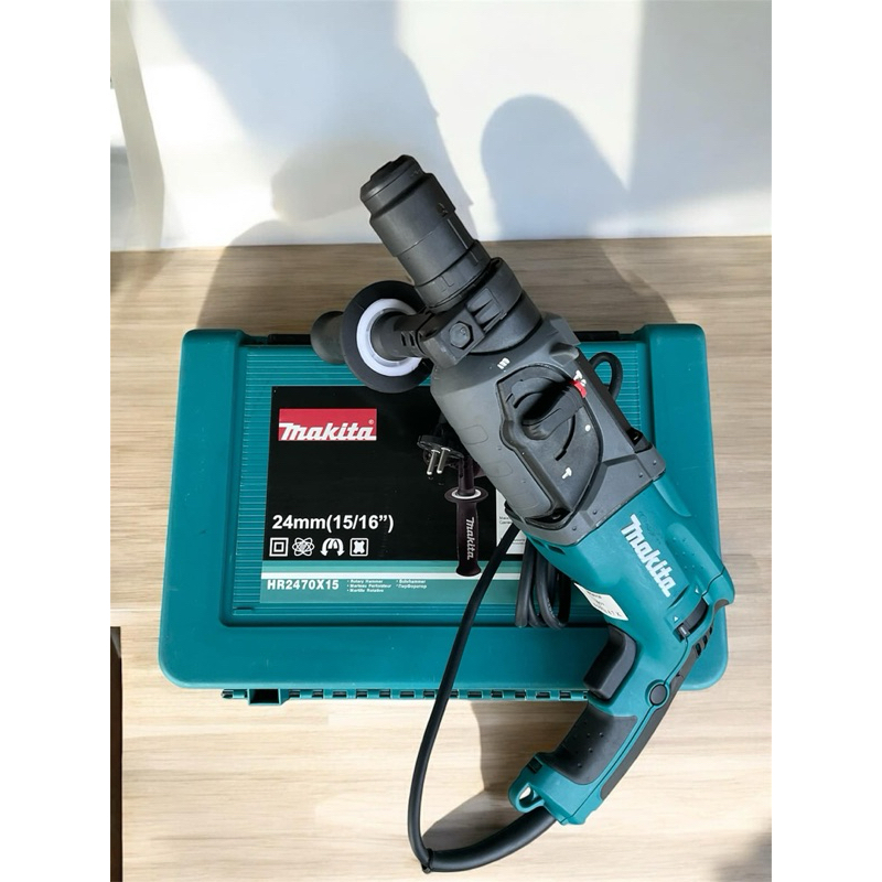 Makita สว่านโรตารี่ 2-24  รุ่น HR2470F กำลัง1500w  3ระบบกระแทกได้รุ่นถอดหัวเปลี่ยนได้ใหม่ล่าสุด