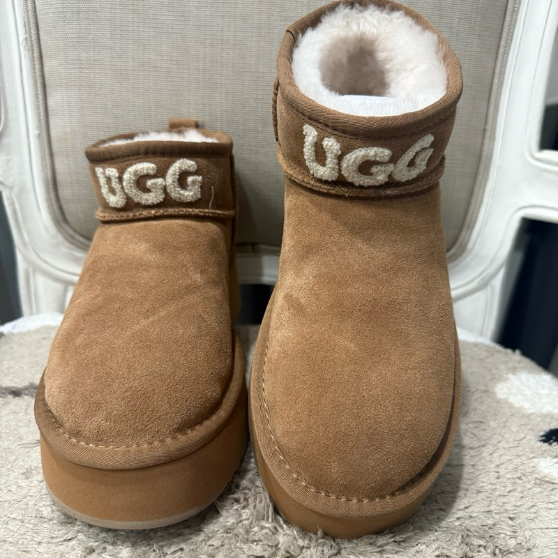 พร้อมส่ง/มือ1/Size.38 UGG Kardash Mini Platform Boots