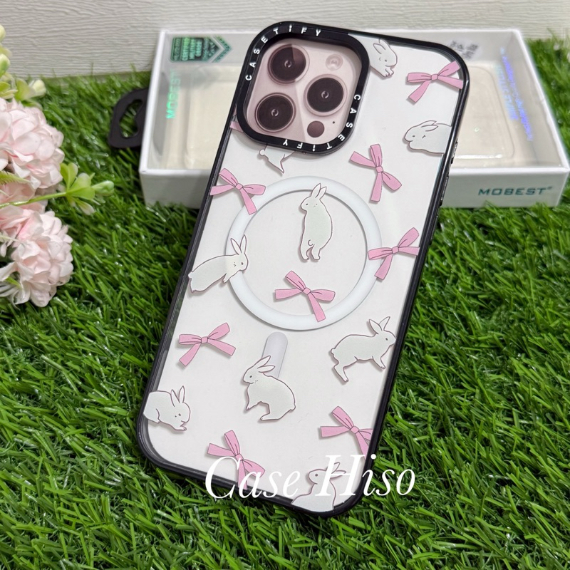 Mobest Case ใสลายกระต่ายน้อยน่ารัก รองรับชาร์จแม่เหล็ก สำหรับ i Phone