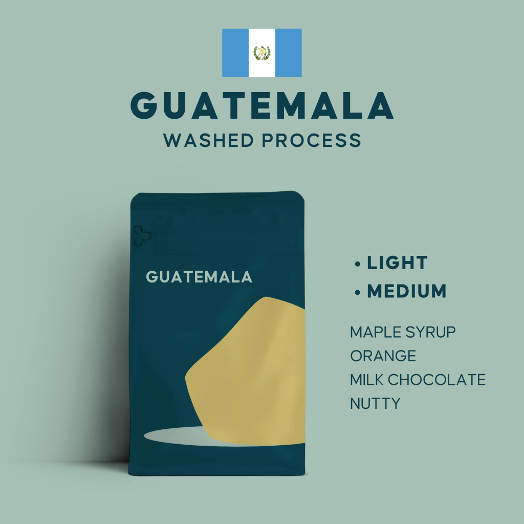 เมล็ดกาแฟ กัวเตมาลา มีระดับการคั่วให้เลือก 2 ระดับ - Guatemala Coffee Bean