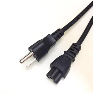 สายไฟ AC copper แท้ 100% แบบ 3 รู ปลั๊กเสียบแบบ 3 ขา สำหรับเชื่อมต่อ adapter notebook (ยาว1.5เมตร)