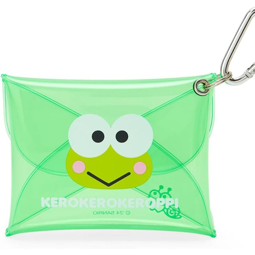 🍒 พร้อมส่ง 🍒 จากญี่ปุ่น แท้ 100% กระเป๋า อเนกประสงค์ Sanrio Hello Kitty Mini Clear Case 8x10x1.5 ซม. - รูปที่ 2