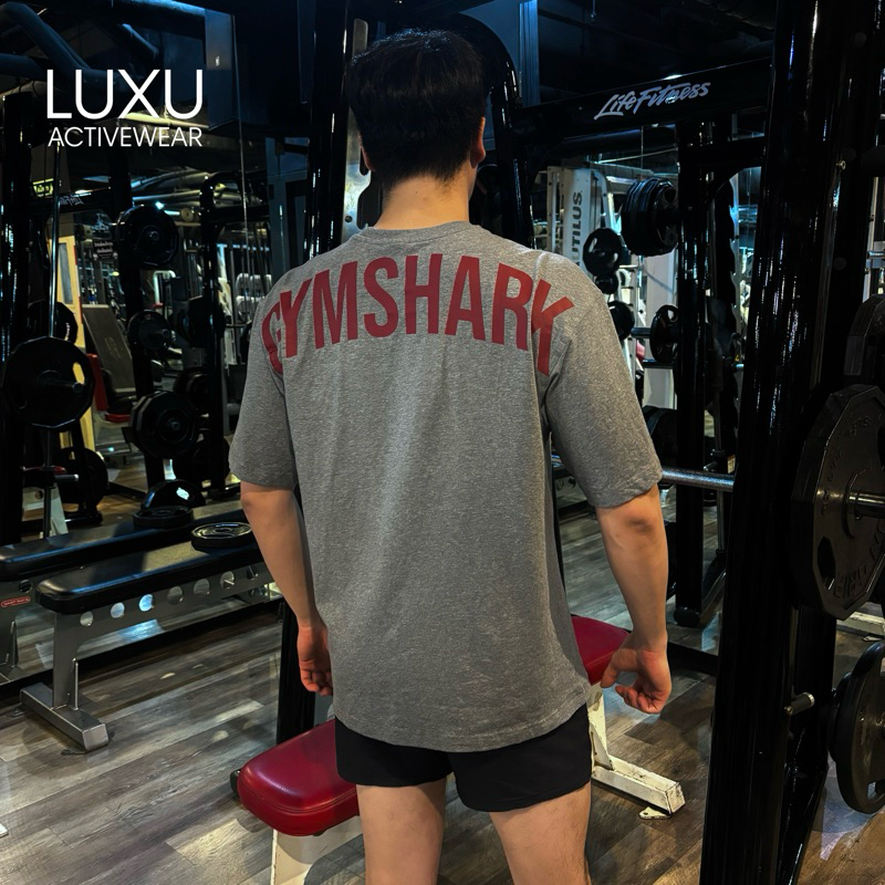(พร้อมส่ง) GYMSHARK เสื้อยืด Oversized Fit รุ่น Power T-Shirt ของแท้ 100%🇺🇸