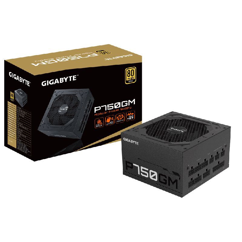 GIGABYTE P750GM 750W 80 PLUS GOLD *พาวเวอร์ซัพพลาย (GP-P750GM)