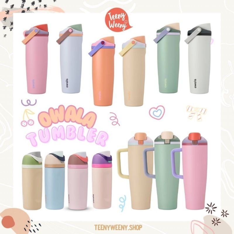 แก้วเก็บความเย็น พร้อมส่ง Owala Tumbler แก้วโอวาล่า แก้วowala