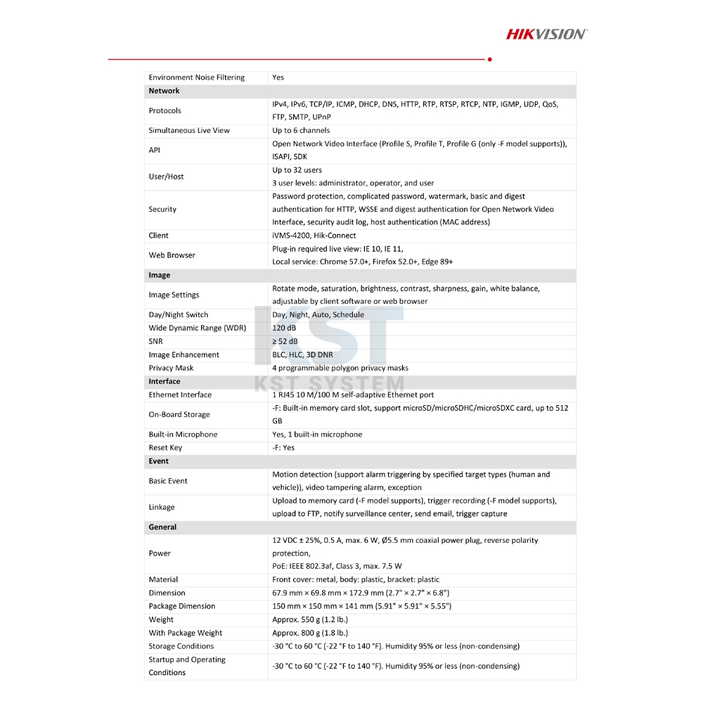 DS-2CD1047G2H-LIU (เลือกเลนส์) กล้องวงจรปิด Hikvision ColorVu with Smart Hybrid Light IPC 4MP PoE (ไมค์)