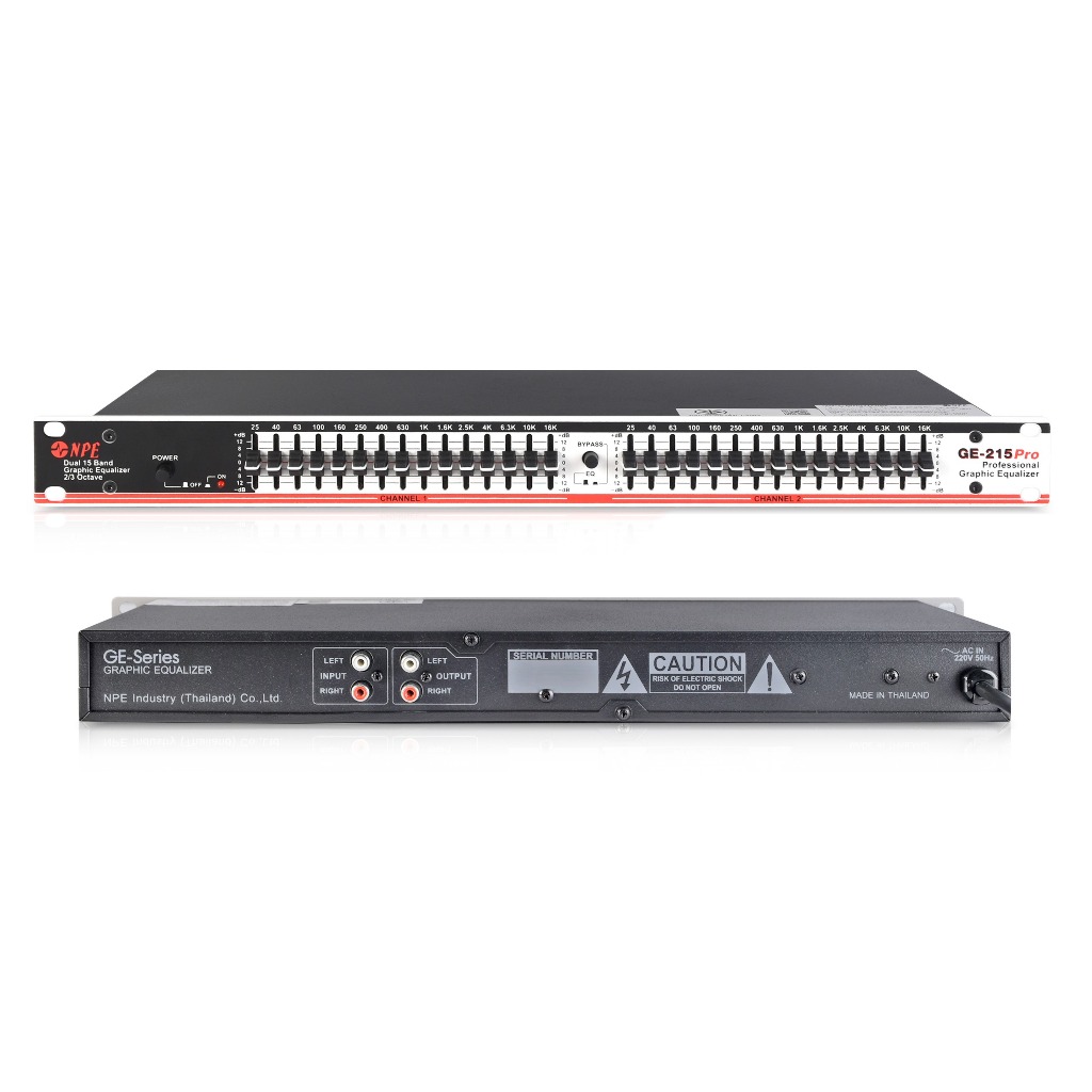 NPE Stereo Graphic Equalizer GE-215 Pro