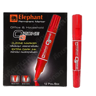 ปากกาเคมี 2 หัว /PERMANENT MARKER (รุ่นโอโซน) บรรจุ 1 ด้าม/ 1 แพ็ค