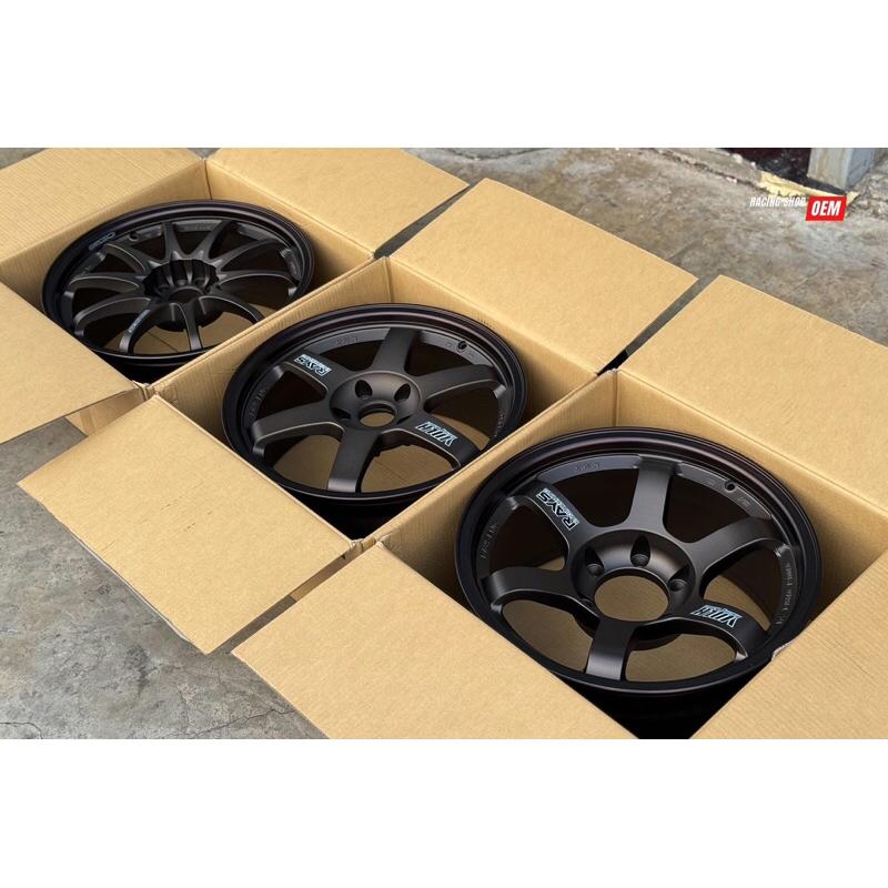 ล้อ TE37 Ce28 ขอบ18” งานเทพ สีเทพปี 2025