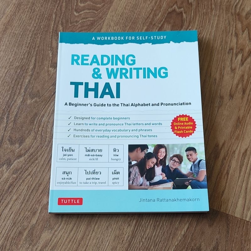 หนังสือ Reading & Writing Thai : A Beginner's Guide to the Thai Alphabet and Pronunciation (Free Online Audio ส่งฟรี)