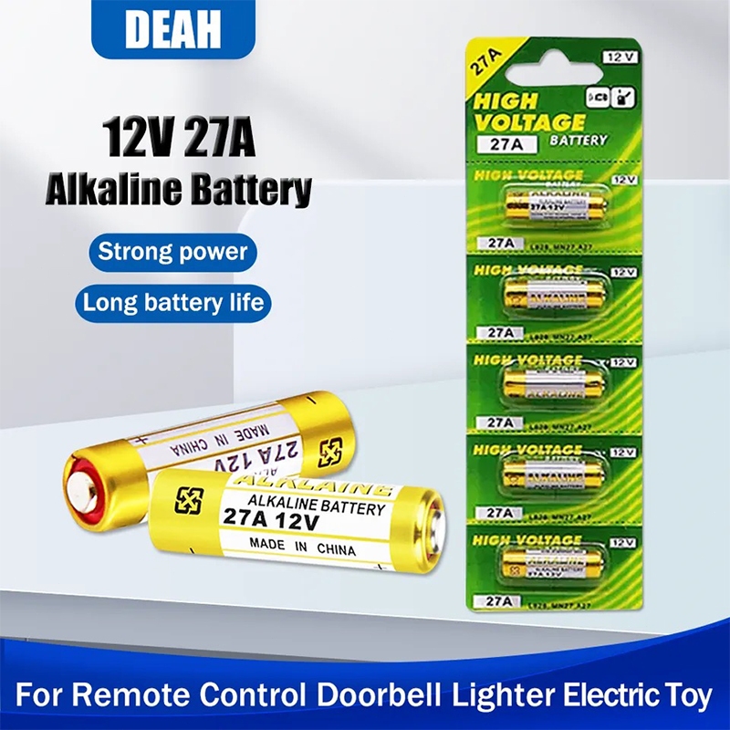 ถ่านประตูรีโมท 23A / 27A อัลคาไลน์ ขนาด12V ลอตใหม่ ไฟแรง ขายยกแผง 12V alkaline Battert - รูปที่ 4