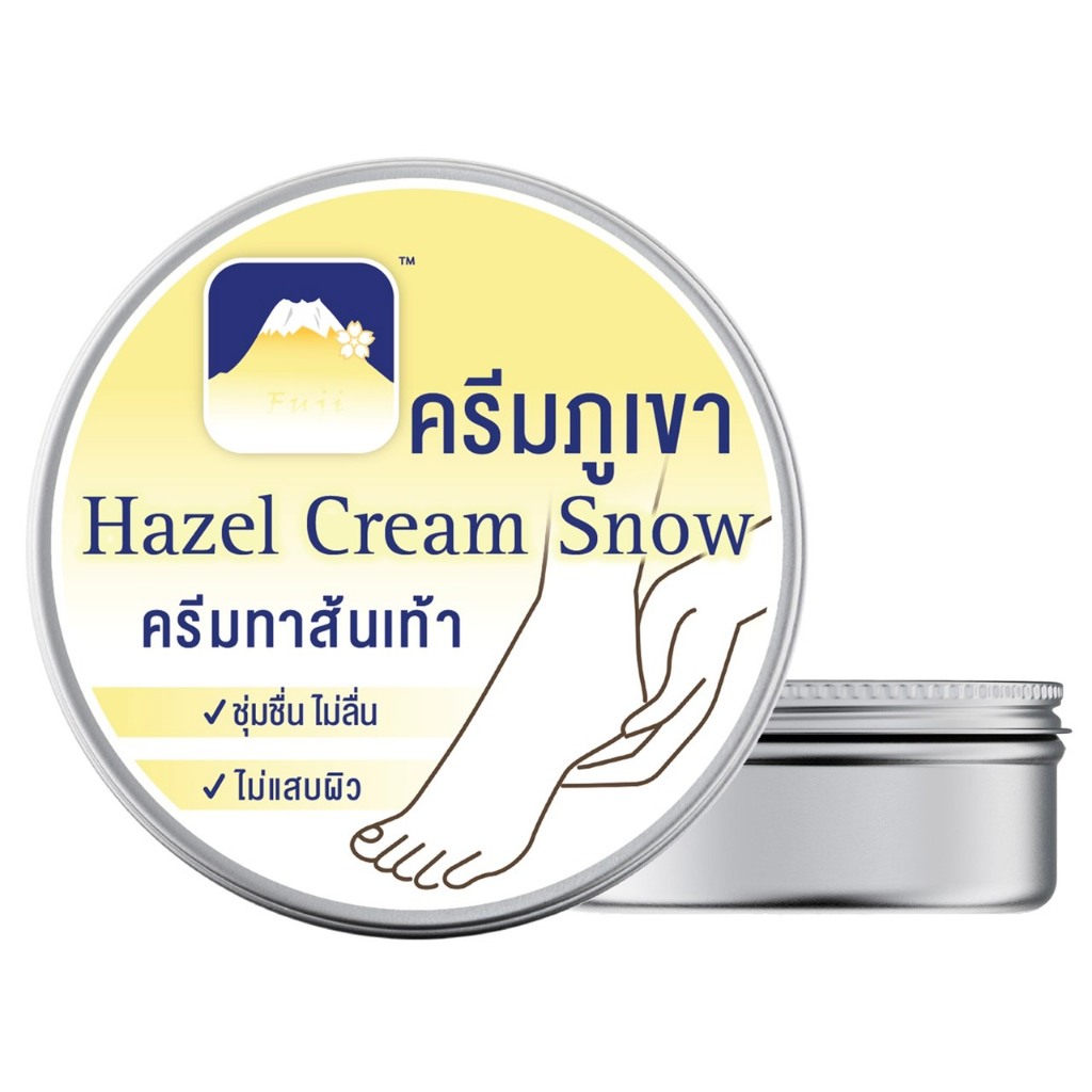 ครีมทาส้นเท้า ภูเขาฟูจิ Fuji Hazel Snow Heel Cream ( 1 กระปุก )