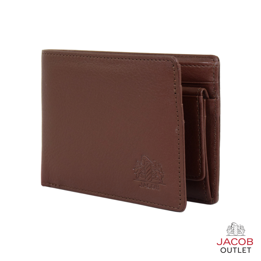JACOB กระเป๋าสตางค์ชาย หนังนิ่ม พร้อมช่องใส่เหรียญ - รุ่น 22581