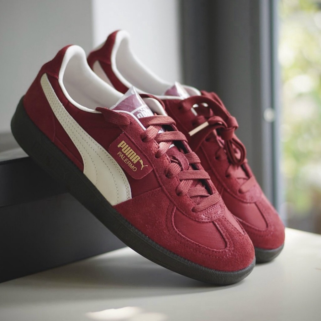 🔥พรีออเดอร์🔥💯 PUMA Palermo OG（402109-03）   รองเท้าผู้ชายและผู้หญิงแท้