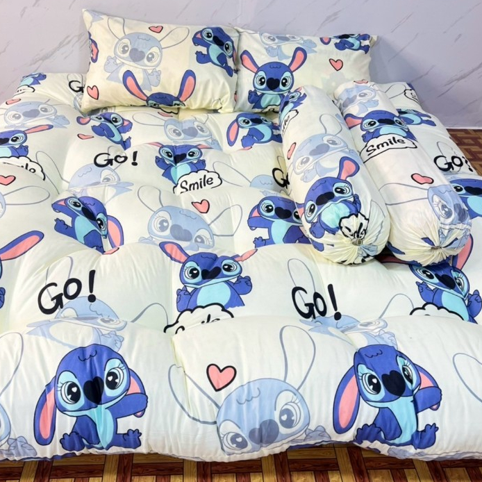 Combo set เซ็ตสุดคุ้ม ที่นอนท็อปเปอร์ ครบชุด6ชิ้น ลายการ์ตูน - รูปที่ 2