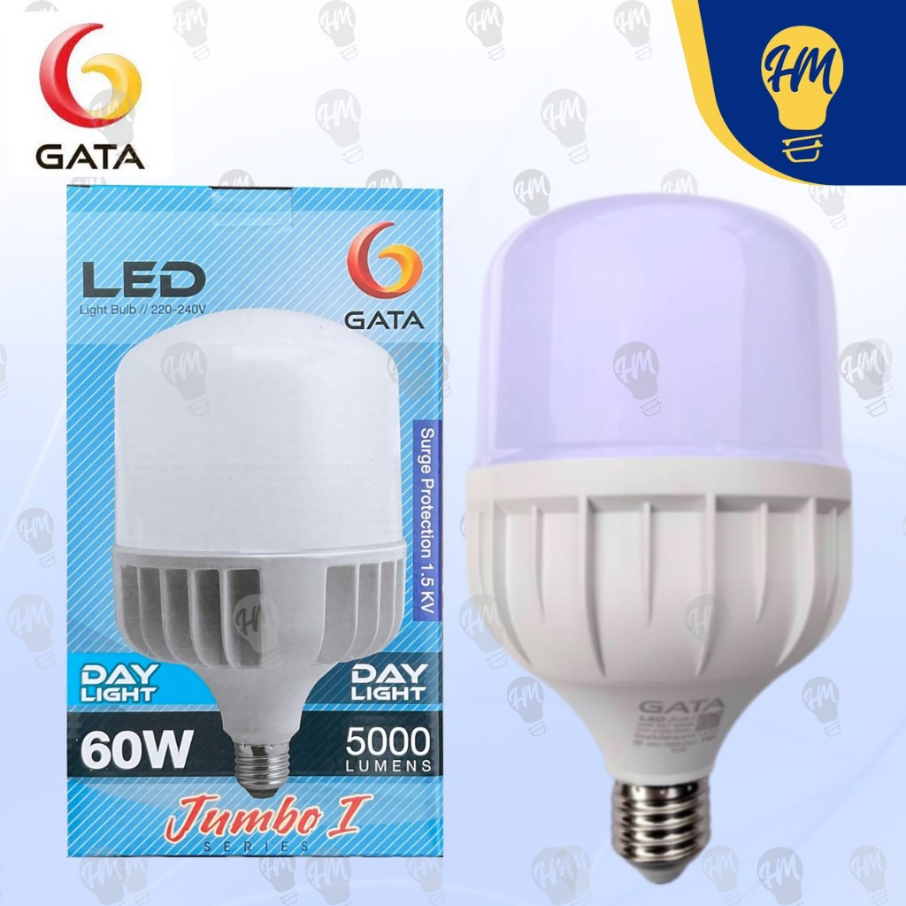 GATA หลอดไฟ LED 20W 30W 40W 50W 60W รุ่น Jumbo แสงขาว/แสงวอร์มไวท์