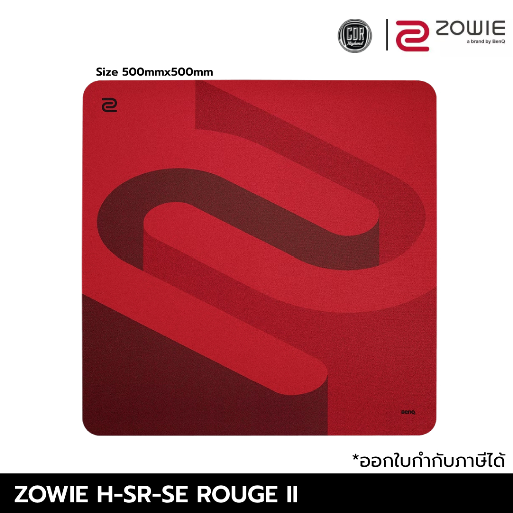 ZOWIE H-SR-SE ROUGE II Gaming Mouse Pad แผ่นรองเมาส์พิมพ์ลาย ขนาด XL | สินค้าแท้จาก Zowie