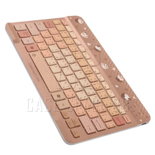 MOCHA MOUSSE คีย์บอร์ดบลูทูธ รุ่น Limited Edition ขนาด 10 นิ้ว รองรับ iOS, Android, iPad, Tablet, Smart TV, Notebook, PC