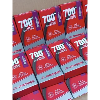 ยางใน Chaoyang จุ๊บFV (จุ๊บเล็ก) ขนาด 700c / ความยาวจุ๊บ 48, 60 และ 80 มิล