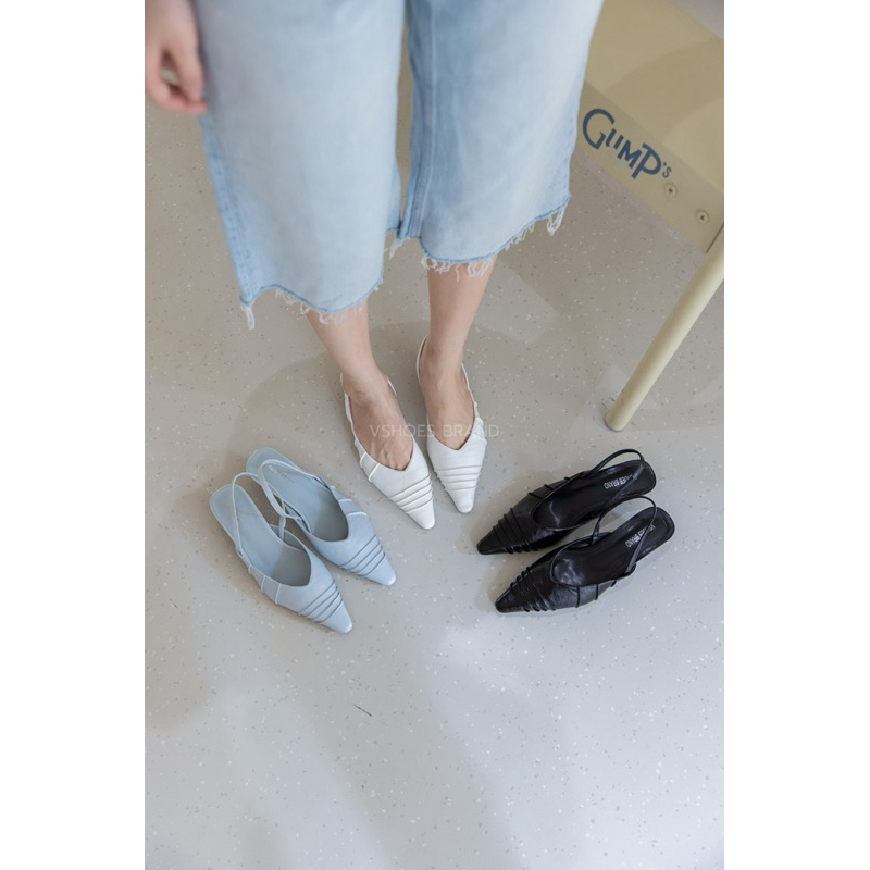 🐈‍⬛ รองเท้าคัทชู รัดส้น 🐈‍⬛  Ankle strap pumps