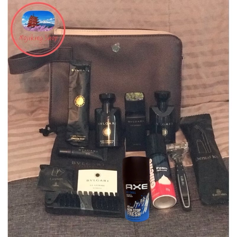 **NEW**👱🏻‍♂️🛩️Amenity kit of Emirates Airways 🛩️(Travel Set [First Class💺] สำหรับผู้ชาย👱🏻‍♂️)