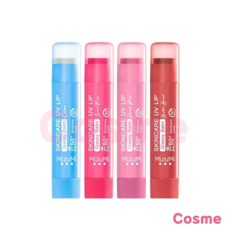 MizuMi Skincare UV Lip Glassy Balm 3.5g ลิปบาล์มกันแดด
