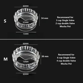 หม้อชงกาแฟแบบมอกา อุปกรณ์โรยผงโมก้าพอท Moka Pot Dosing Ring อุปกรณ์กาแฟ กลี่ยผงกาแฟ 3 ถ้วย/ 6 ถ้วย อุปกรณ์เสริม