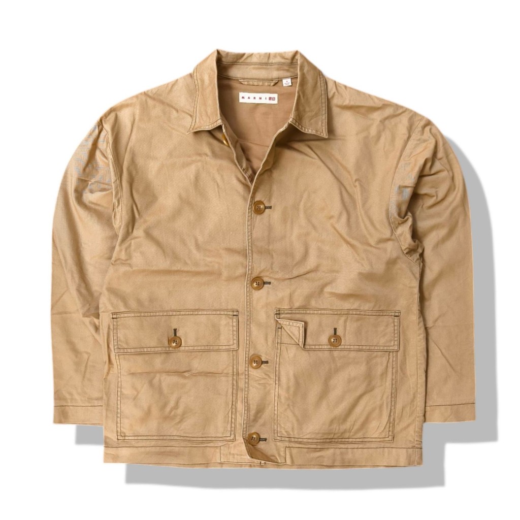 Uniqlo x Marni Collaboration Oversized Utility Jacket รอบอก 43”