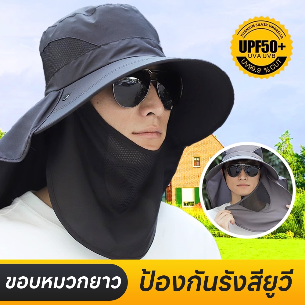 หมวกบักเก็ต หมวกเดินป่า หมวกกันแดด เนื้อผ้าคอตตอน ใส่ได้ทั้งชายหญิง กันความร้อน กันน้ํา มี 3 สีให้เลือก ระบายอากาศได้ดี