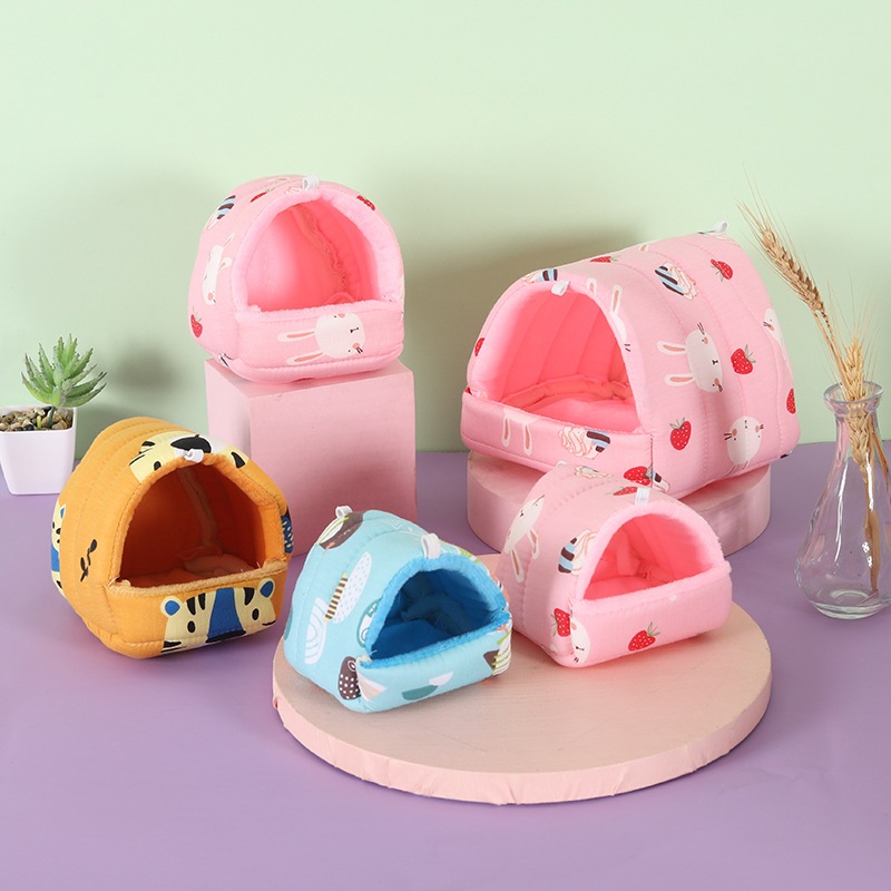 บ้านชูก้า บ้านหลบ รังนอน สัมผัสนุ่ม สำหรับแฮมเตอร์ ชูก้า เม่นแคระ กระต่าย กระรอกและสัตว์เล็ก