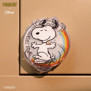 [Griptok MS PEANUTS] PEANUTS x Sheep: Snoopy Collection ที่ติดหลังโทรศัพท์ แบบแม่เหล็ก กริ๊บต็อกสนูปปี้ Peanuts