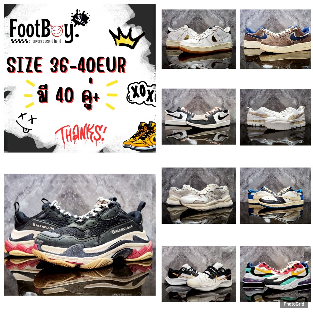 FootBoy รองเท้ามือสองของแท้ Size35-40Eur