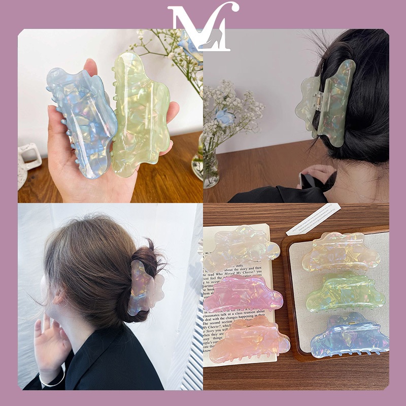 กิ๊บติดผมสีสันสดใสสไตล์เกาหลี [พร้อมส่งจากไทย] เทรนด์สไตล์เกาหลี กิ๊บอะคริลิก คุณภาพสูง แฟชั่นอินเทรนด์ มีหลายสีให้เลือก